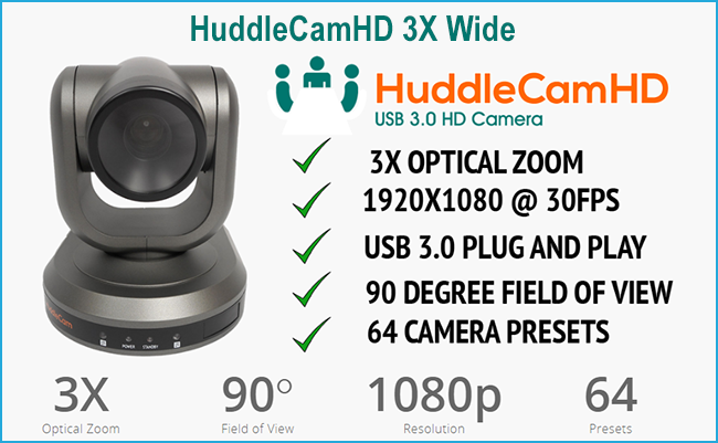 HuddleCamHD 3X Wide