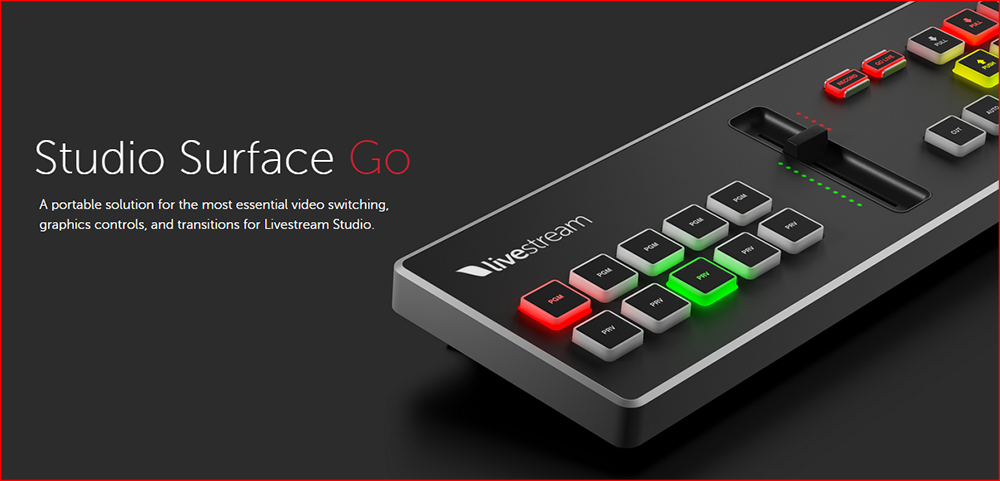 Livestream Studio Surface Go