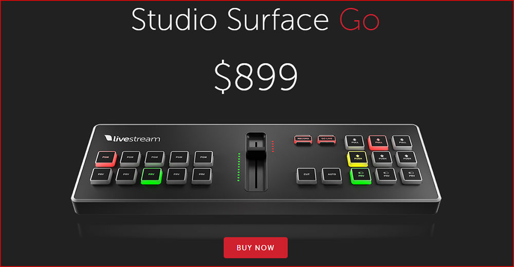 Livestream Studio Surface Go