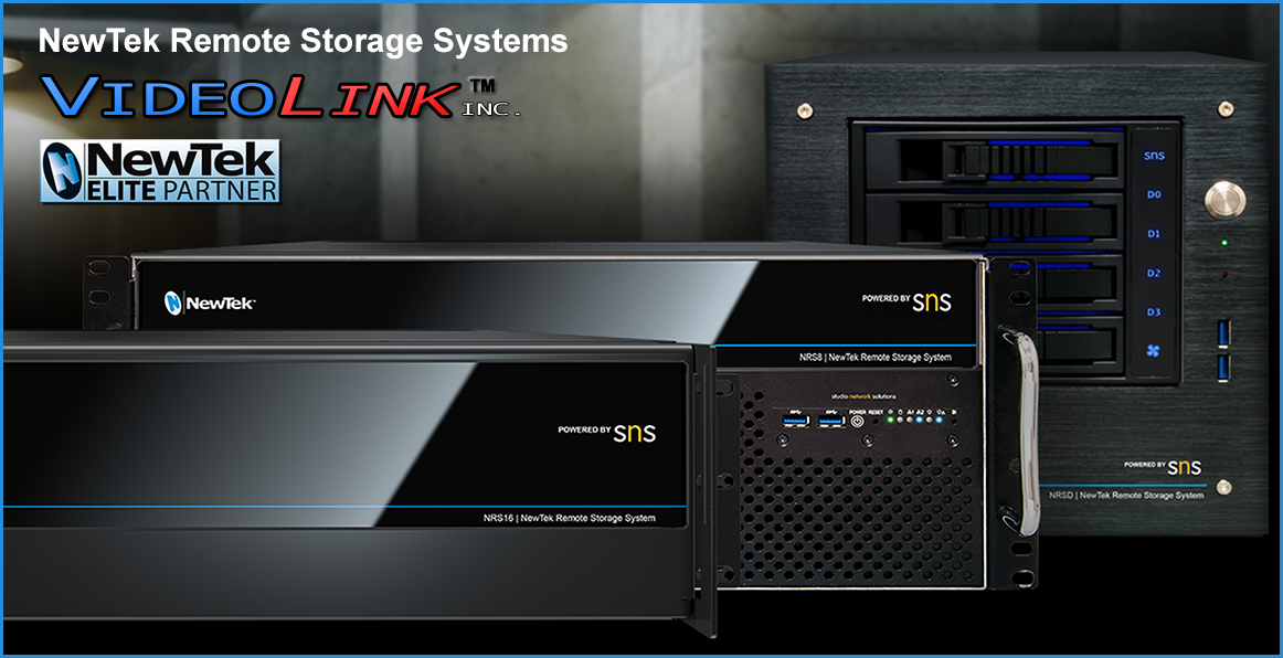 NewTek NRS8 Remote Storage Powered by SNS Elite Partner Videolink