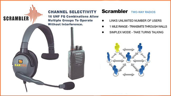 Scramble Two Way Radios