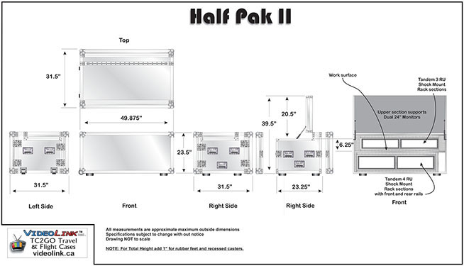 TC2GO Videolink Airpack 2 Half Pack