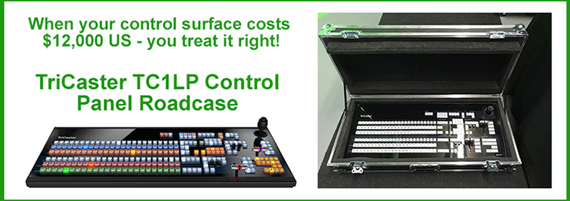 TriCaster TC1LP Control Panel Roadcase 